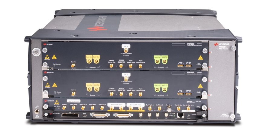 Keysight präsentiert den ersten Arbiträr-Signalgenerator mit 256 GSa/s und einer analogen Bandbreite von mehr als 80 GHz 